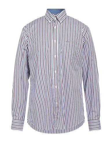 Deep purple Plain weave Striped shirt