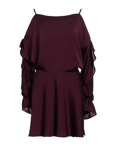 Deep purple Satin Short dress