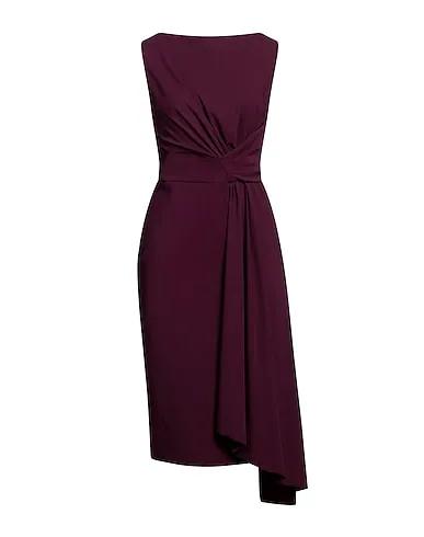 Deep purple Synthetic fabric Midi dress