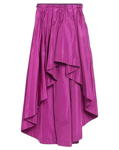 Deep purple Taffeta Mini skirt