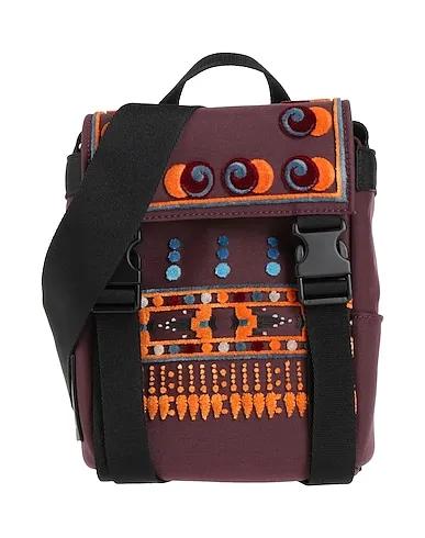 Deep purple Techno fabric Handbag