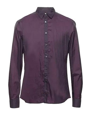 Deep purple Techno fabric Solid color shirt