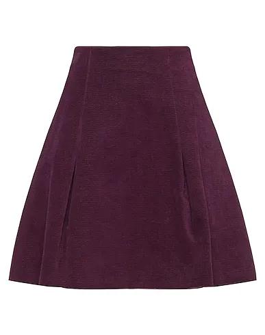 Deep purple Velvet Mini skirt