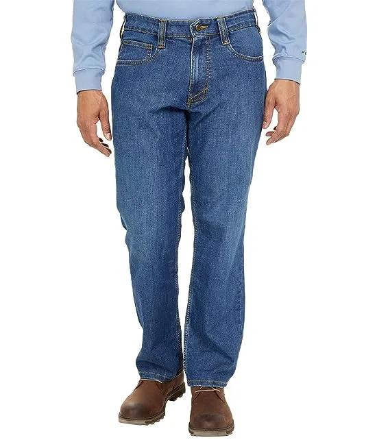 Defender-Flex Jeans Straight in Medium Wash Indigo