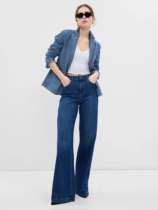 Denim Blazer with Washwell
