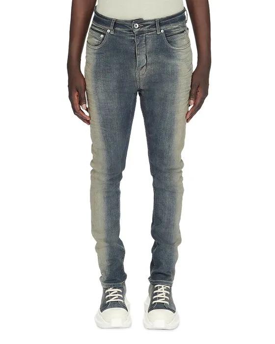 Detroit Cut Slim Fit Jeans in Mineral Pearl