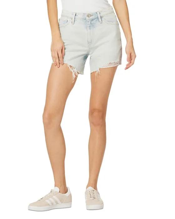 Devon High Rise Jean Shorts in Truth Destruction
