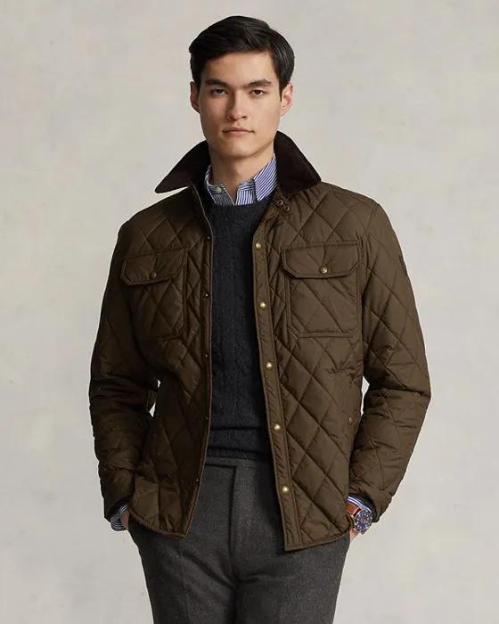 Diamond Quilted Water Repellent Jacket