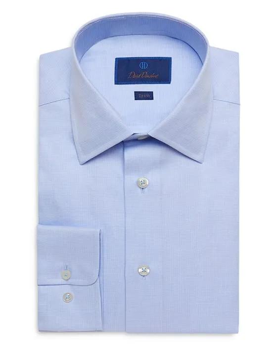 Dobby Weave Trim Fit Dress Shirt