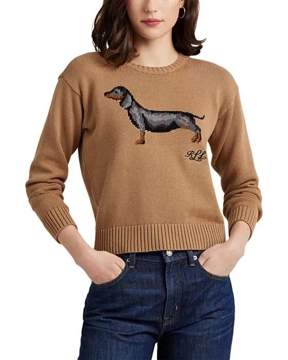 Dog Intarsia Sweater