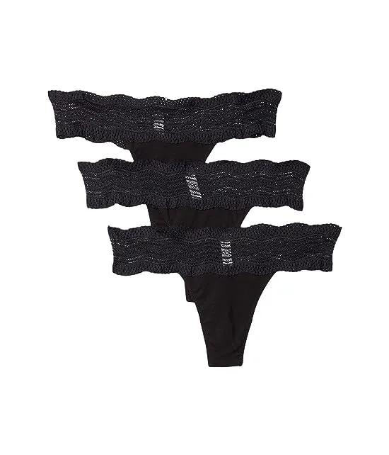 Dolce Cotton 3-Pack Thong