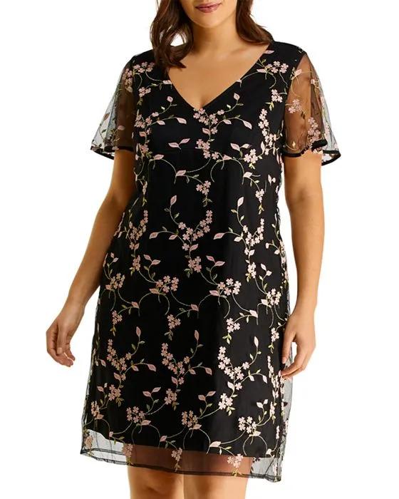 Dolce Embroidered Floral Dress