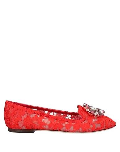 DOLCE & GABBANA | Red Women‘s Loafers
