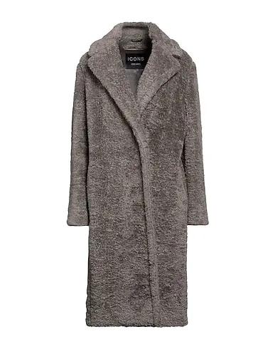 Dove grey Bouclé Coat