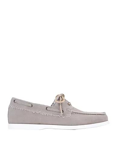 Dove grey Canvas Loafers BARCA