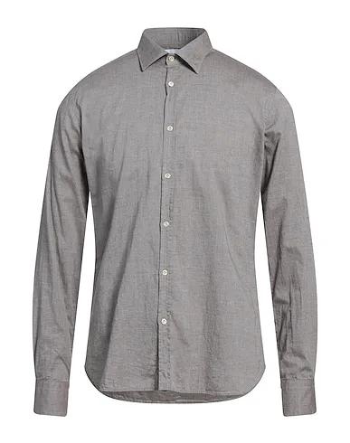 Dove grey Flannel Solid color shirt