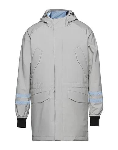 Dove grey Jersey Full-length jacket