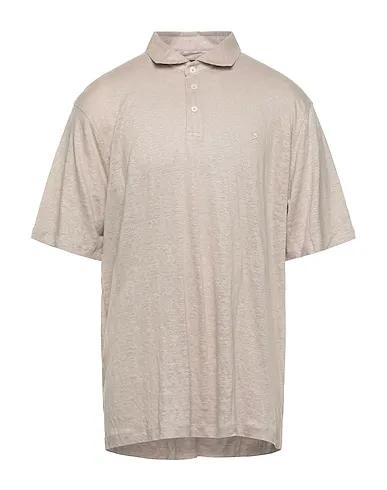 Dove grey Jersey Polo shirt