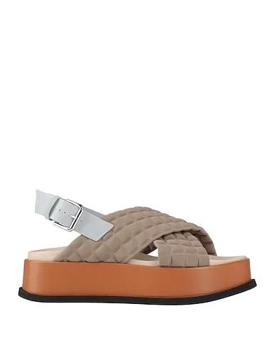 Dove grey Jersey Sandals