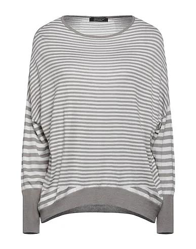 Dove grey Knitted Cashmere blend