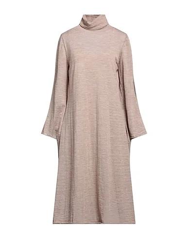 Dove grey Knitted Midi dress