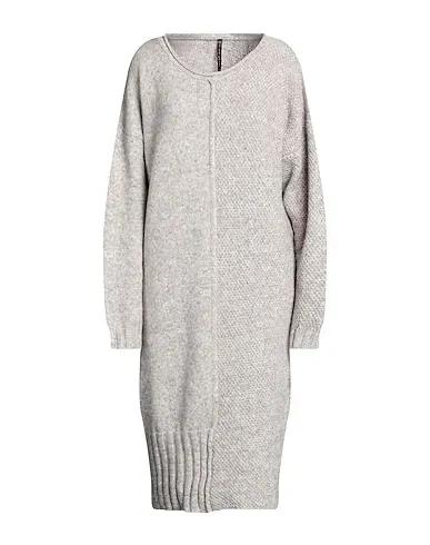 Dove grey Knitted Midi dress