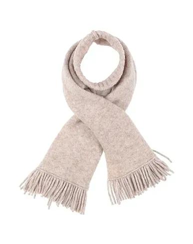 Dove grey Knitted Scarves and foulards