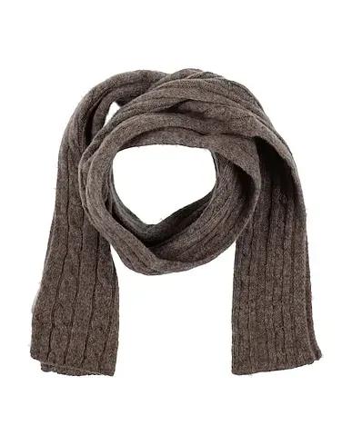 Dove grey Knitted Scarves and foulards