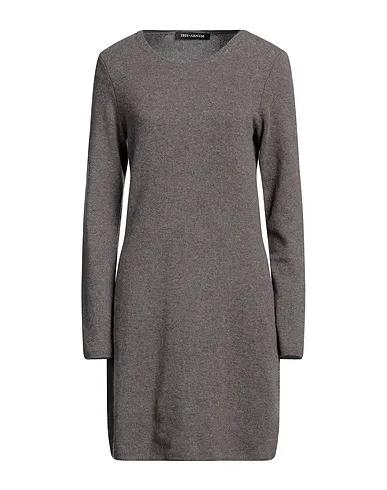 Dove grey Knitted Short dress