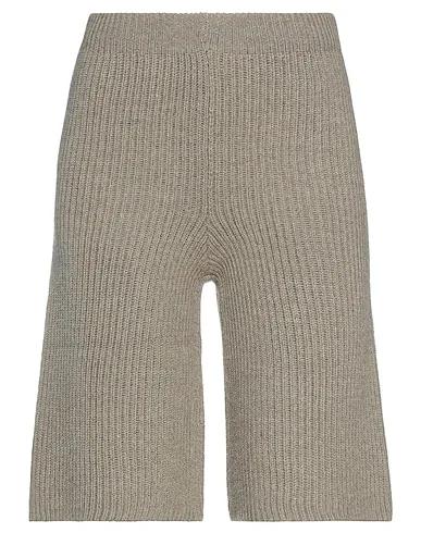 Dove grey Knitted Shorts & Bermuda