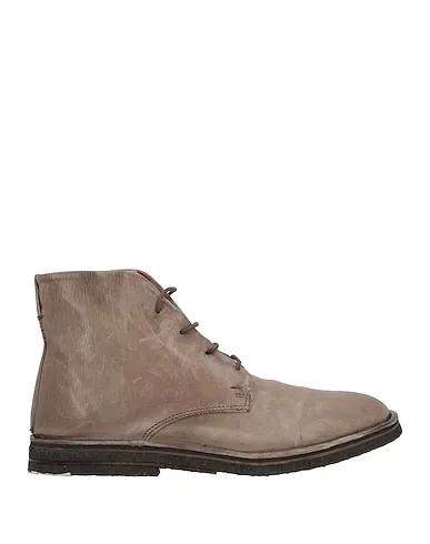 Dove grey Leather Boots