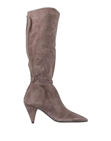 Dove grey Leather Boots