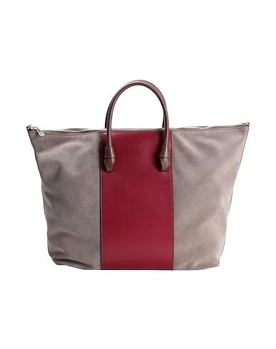 Dove grey Leather Handbag FURLA MIASTELLA L TOTE

