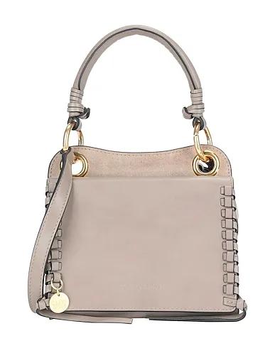 Dove grey Leather Handbag TILDA SBC MINI BAG
