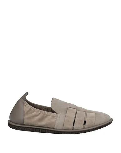 Dove grey Leather Loafers