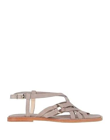 Dove grey Leather Sandals