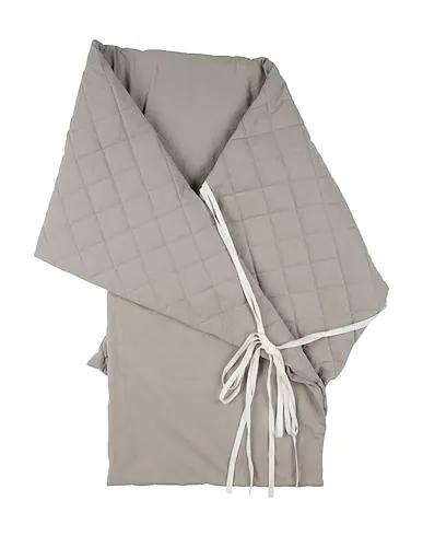 Dove grey Plain weave Scarves and foulards