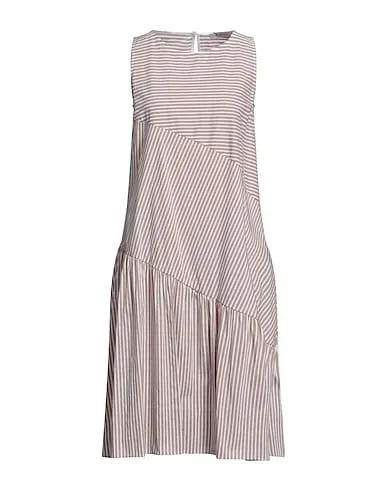 Dove grey Plain weave Short dress