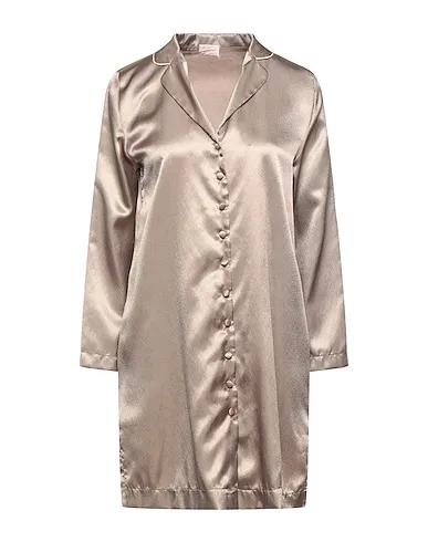 Dove grey Satin Dressing gowns & bathrobes