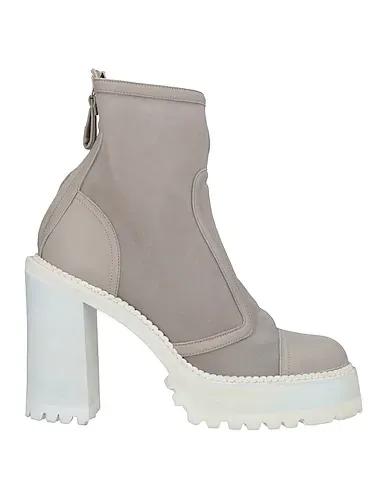 Dove grey Techno fabric Ankle boot