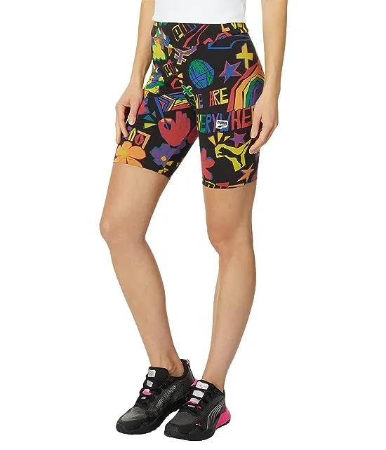 Downtown Pride All Over Print 7" Short Tights