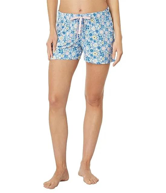 Dragonfly Floral Pattern Lightweight Sleep™ Shorts