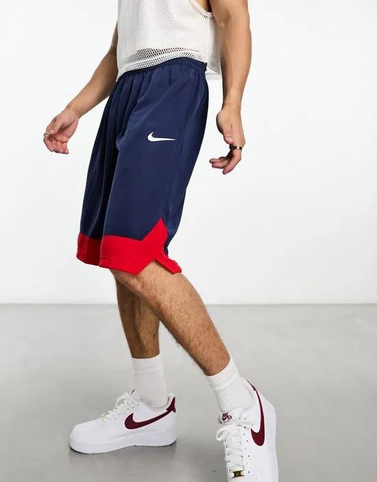 Dri-FIT Icon shorts in navy and red