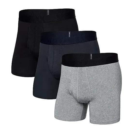 Droptemp Cooling Cotton Boxer Brief Fly 3-Pack