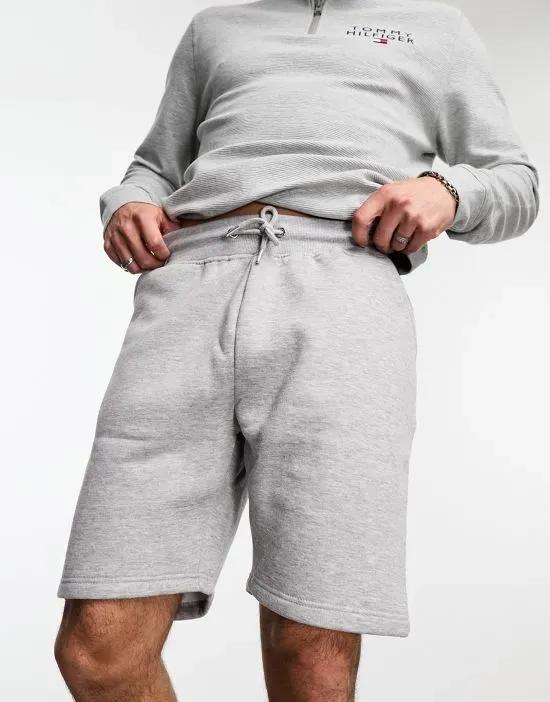DTT jersey shorts in light gray heather