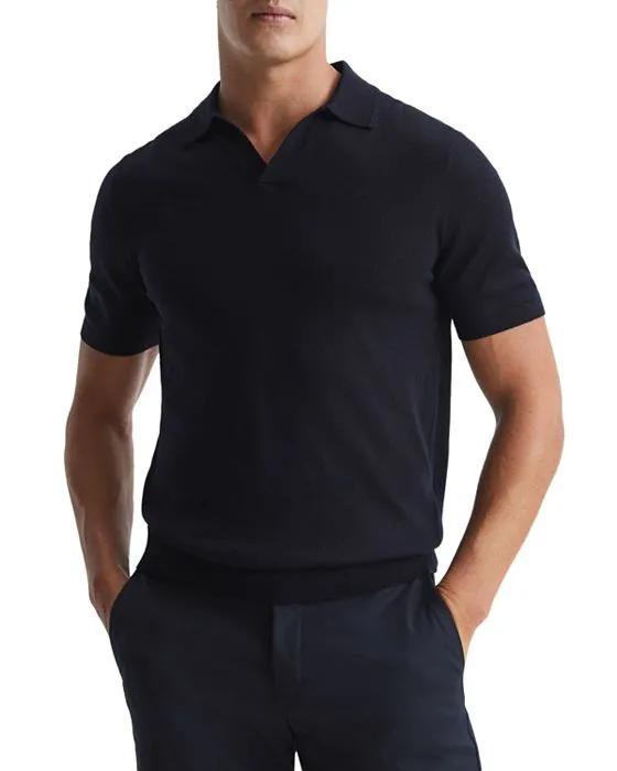 Duchie Open Collar Short Sleeve Polo Shirt
