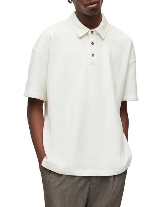 Easton Organic Cotton Blend Oversized Polo Shirt