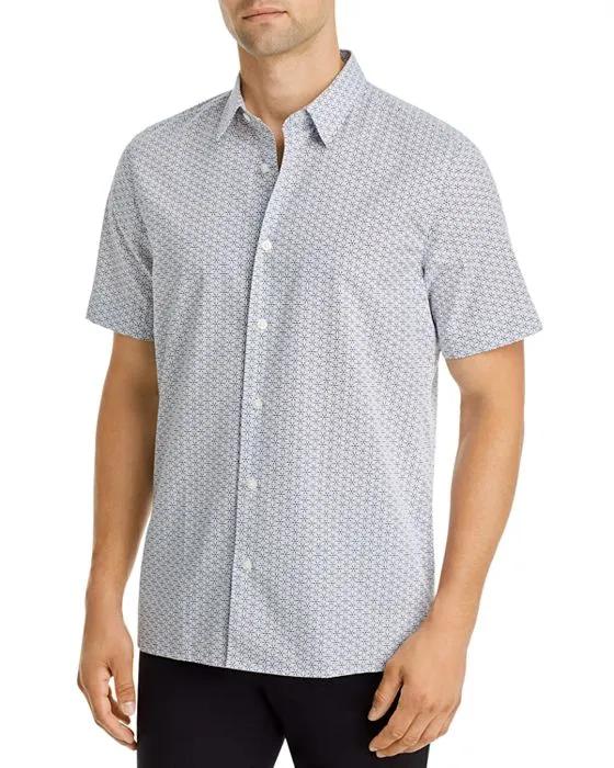 Ebor Cotton Straight Fit Button Down Shirt 