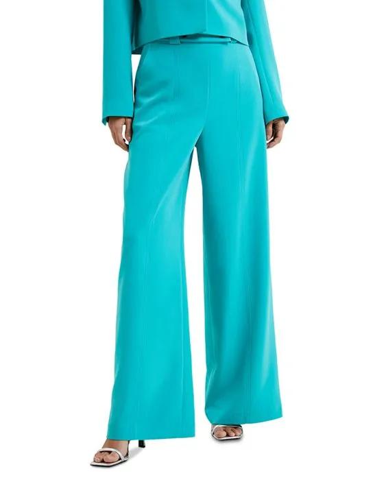 Echo Crepe Wide Leg Pants