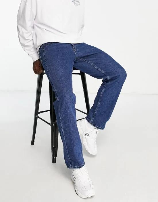 Edge loose fit jeans in mid wash
